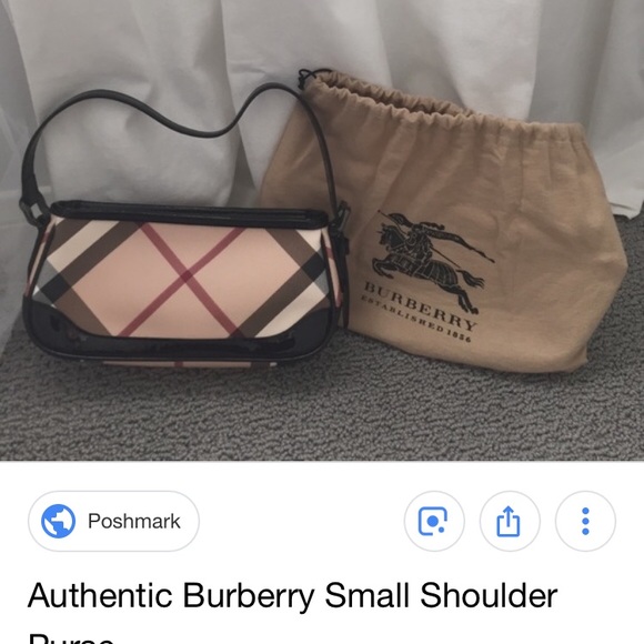 Authentic Burberry small shoulder purse - Picture 2 of 3
